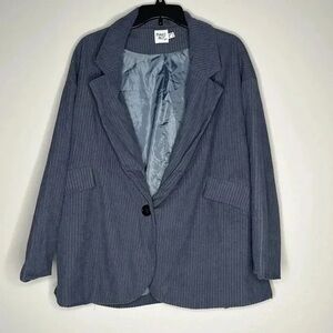 Princess Polly Gray Corduroy Oversized Jacket